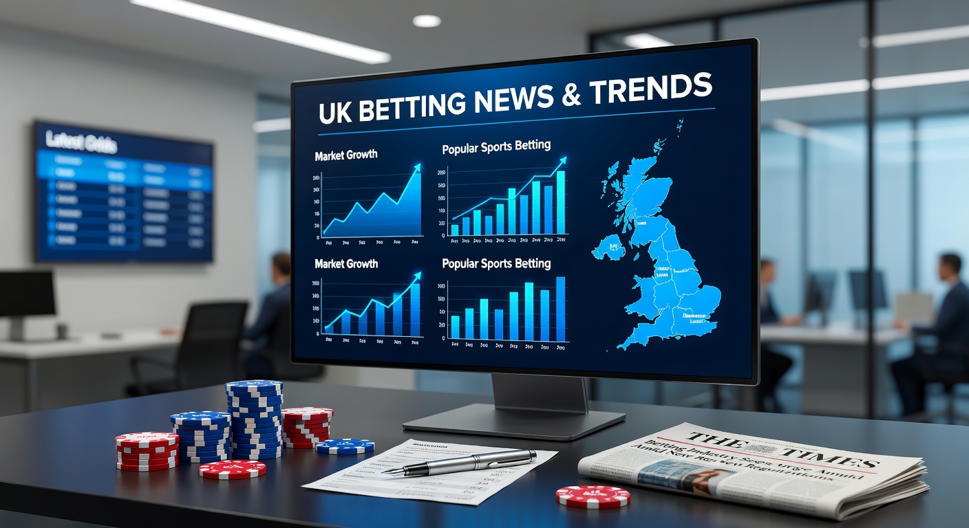 Dynamic chart illustrating the upward trajectory of the UK betting market, highlighting growth from 2024 to 2033