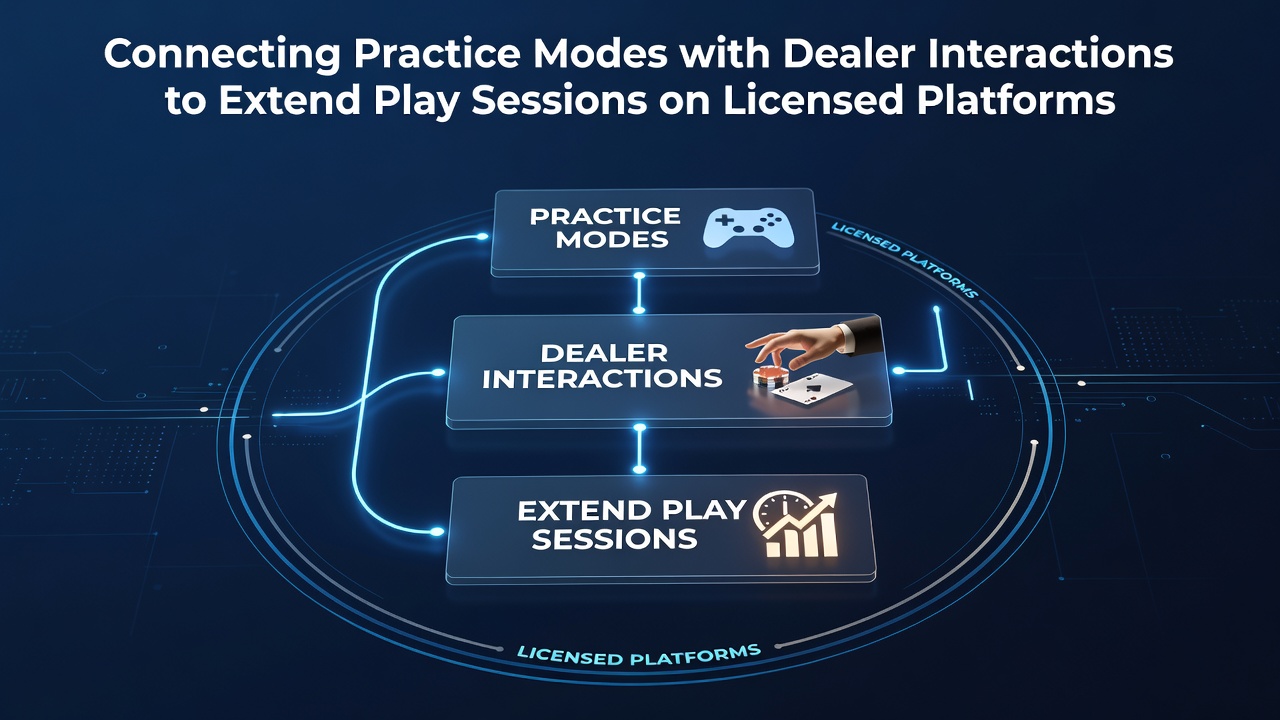 Roulette practice interface transitioning to live dealer table on licensed platform