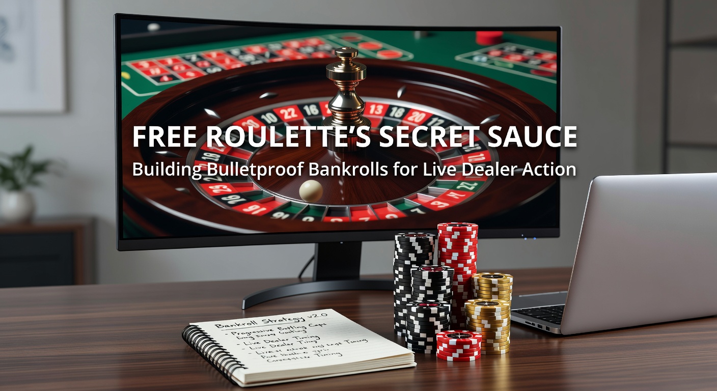 Vibrant roulette wheel spinning in a free play interface, highlighting practice sessions for bankroll building