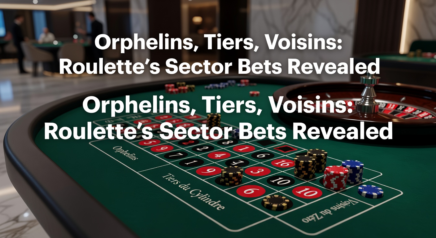 European roulette wheel highlighting the Voisins du Zéro sector with chips placed on neighboring numbers around zero