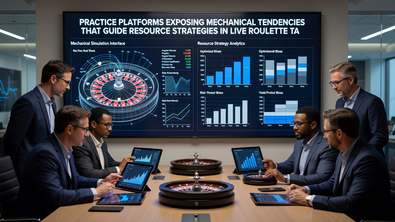 Live roulette table with digital overlay showing bias tracking metrics