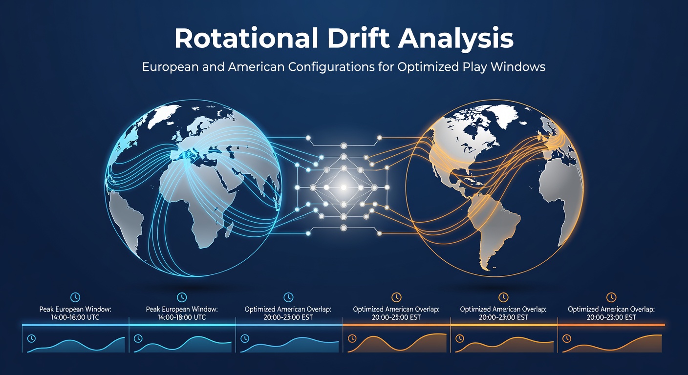 European and American roulette wheel comparison showing pocket configurations and rotational drift indicators