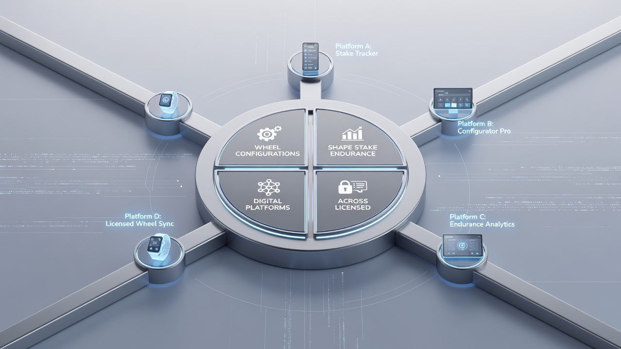 Digital interface displaying stake endurance statistics across different wheel types on a licensed online platform